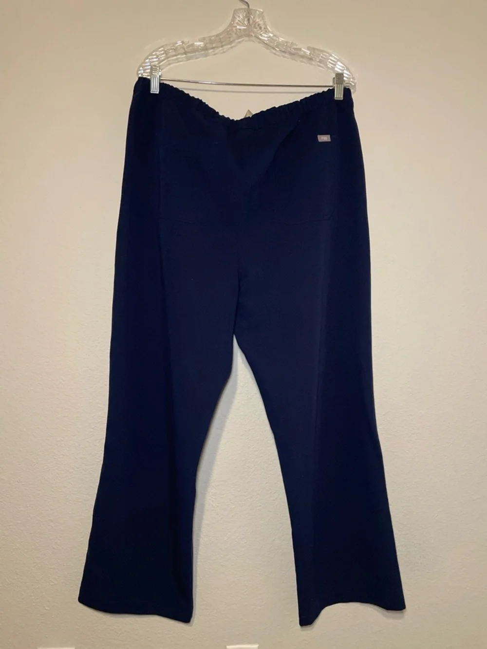Figs Mens Pisco Basic Scrub‎ Pants Navy Stretch Drawstring Waist Size XXL/S